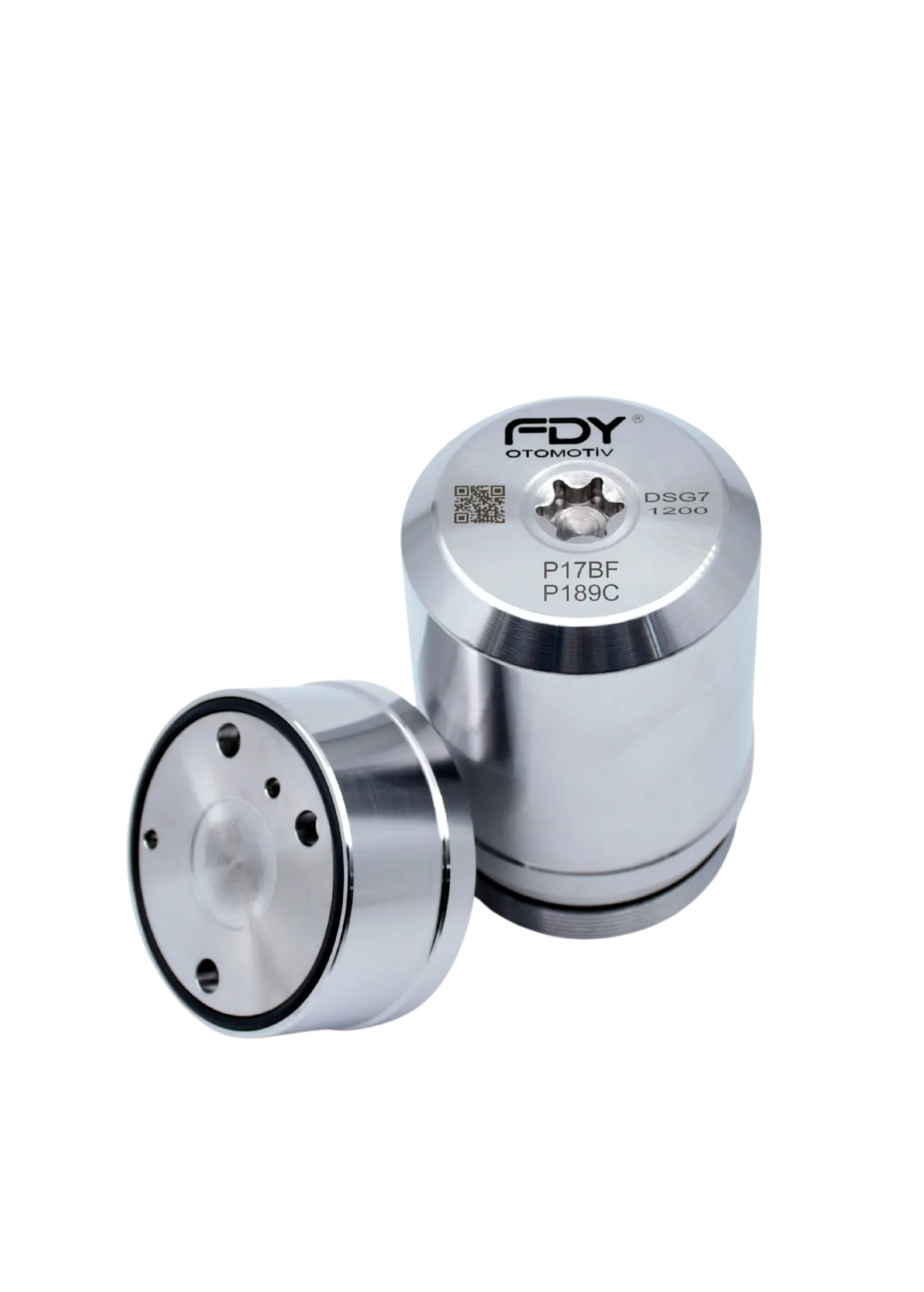 Acumulador de pressão reforçado FDY para DSG 7 ao lado do seu copo com O-ring pré-instalado, tampa marcada com P17BF e P189C